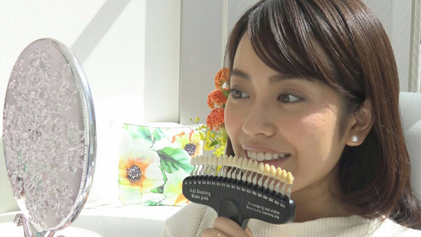 セルフホワイトニング施術風景